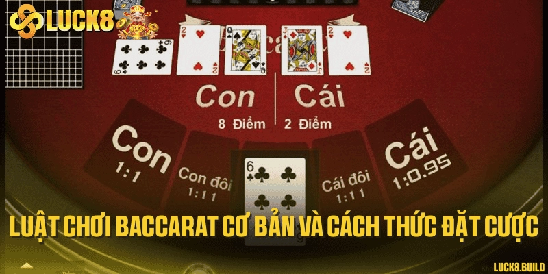 Luật chơi Baccarat cơ bản và cách thức đặt cược