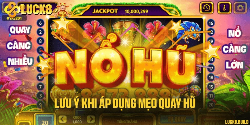 Lưu ý khi áp dụng mẹo quay hũ