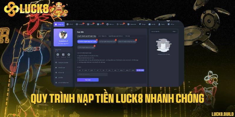 Nạp tiền LUC8